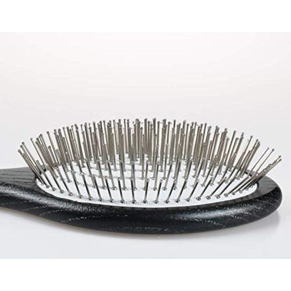Paddle Detangler Brush - Hårborste med metallborst för kvinnor/män/barn som lossnar och masserar, antistatisk, bäst för alla hårtyper