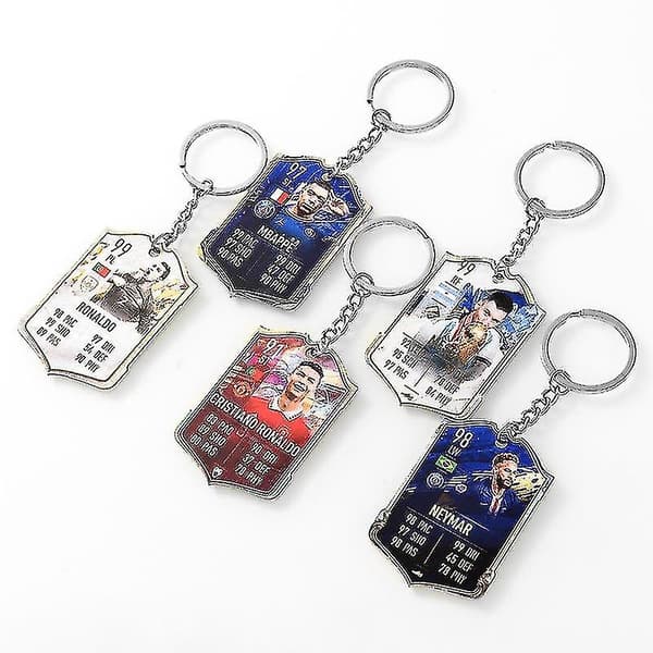 Fodboldklub Nøglering VM Akryl Vedhæng keychain salah 97