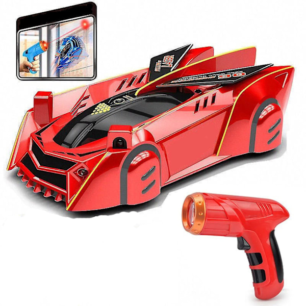 Ny Hot Zero Gravity Laser, Laserstyrt Veggracer, Veggklatrende Racerbil Guanguan red