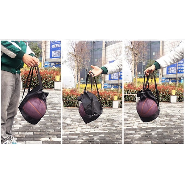 Utendørs Basketball Ryggsekk Oxford Stoff Skulder Messenger Bag Basketball Bag Blue
