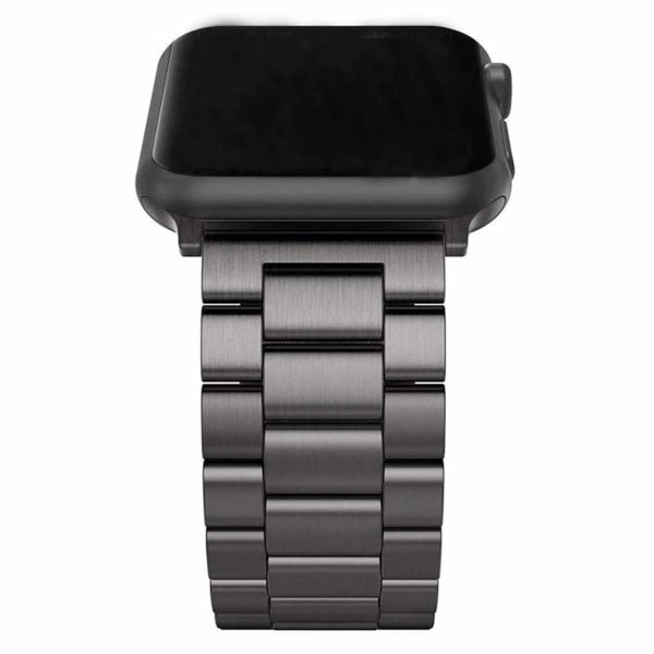 Apple Watch 38/40/41 Led Armbånd Metal Sort Sort