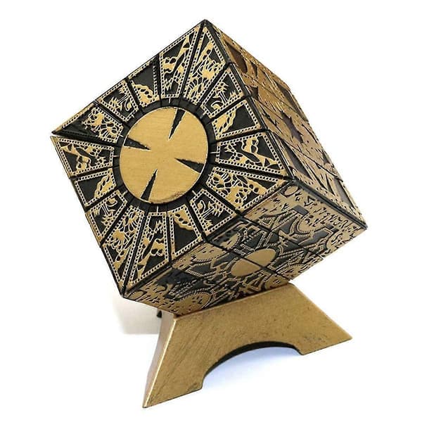 1:1 Hellraiser Puzzle Box Flytbar Lament Horror Terror Figurer Film Serie Hellraiser Square
