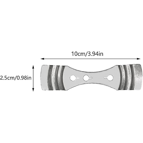 Kynttilän sydänlanka keskityslaitteet Kynttilän sydänpidike Metalli Kynttilän sydänpidike Leike Keskityslaite 3 Reikä Kynttilänvalmistustyökalu Käsintehtyihin Diy-kynttilöihin 12 Kpl