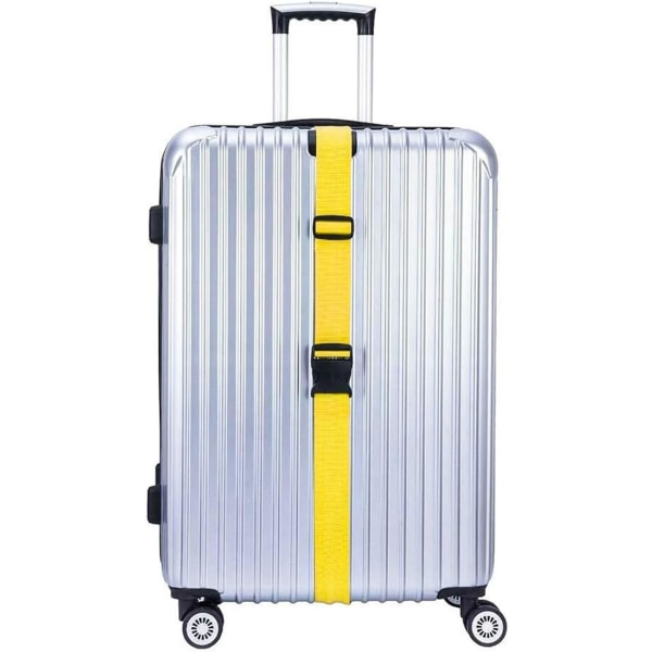 Bagagestropper til kufferter Rem Kuffertbælter, 4-pak, gul