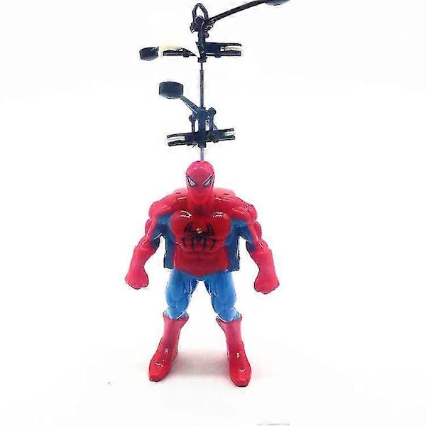Leke Induksjonsflygende Helikopter Hastighetsdrone Leker BLÅ COD KK5555-Bra Spiderman