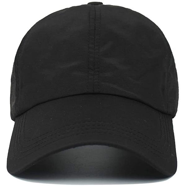 Womens Criss Cross Ponytail Cap Justerbar Hög Mes