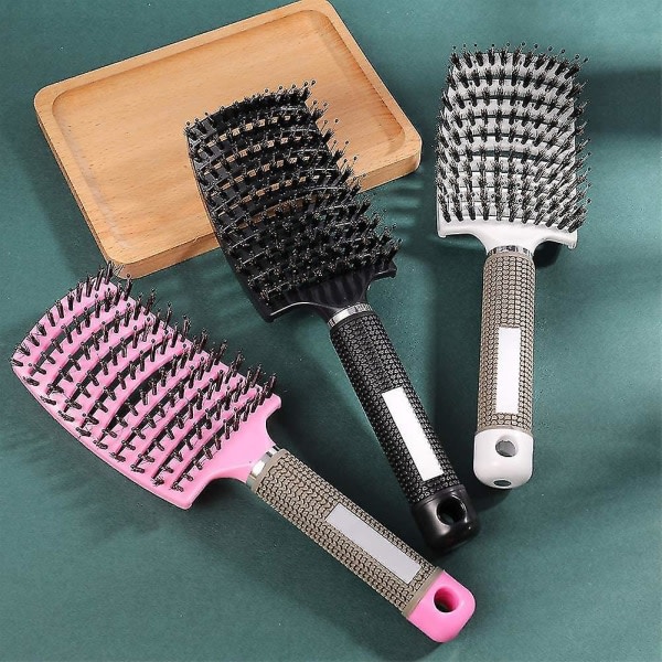 3-pack hårbørste ventilert buet børste for hårbørste hårbørste for hår børste stylingbørste