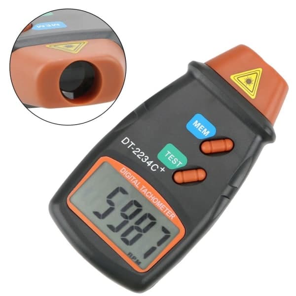 Laserfototakometer Lasertakometer Hastighetsmåler
