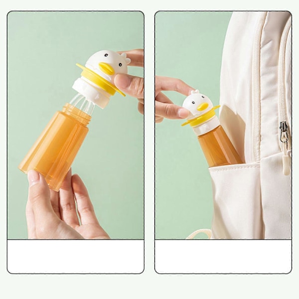 Småbarn Vannflaske Topp Tut Adapter Baby Sugerør Vannflaske Lokk Sølesikker Flaske Adapter for Enkel Drikking Gul Yellow