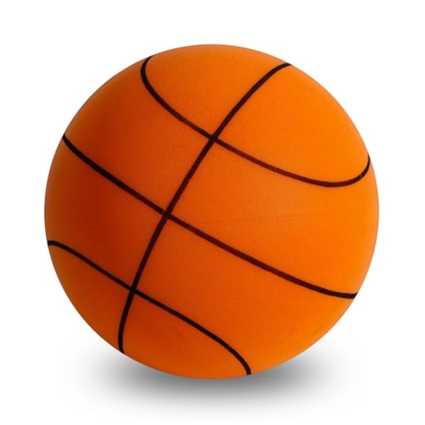 Tyst basketboll obelagd skumbolla 24cm