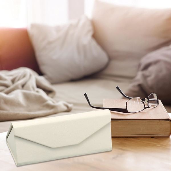 Foldbar brilleetui | Trekantet sammenleggbart brilleetui | Foldbart brilleetui for solbriller, for brillebeskyttelse Brilleetui for menn og kvinner