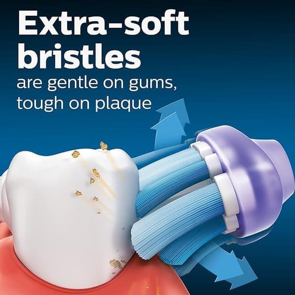Philips Sonicare Optimal Gum Care Ersättningsborsthuvuden, HX9034, Vit 4-pack g2