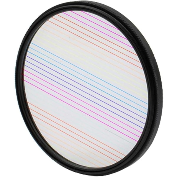 Rainbow Blue Streak Filter Flare Kameralinse Kaleidoskop Glass Prisme Fotografi Rekvisitter, Kamera Filter Tilbehør, Slr Fotografi Tilbehør