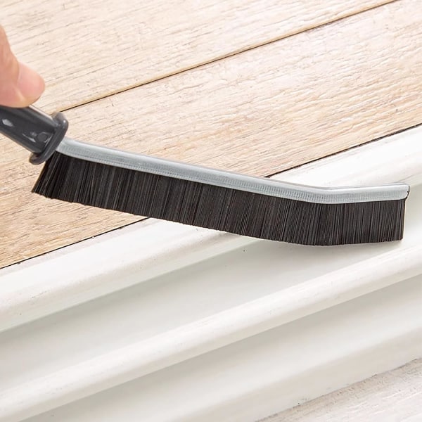 Groove Cleaning Brush Tool - rakovälien puhdistusharja, kylpyhuoneen ikkunan oven kiskon puhdistusharja, monitoiminen puhdistusharja