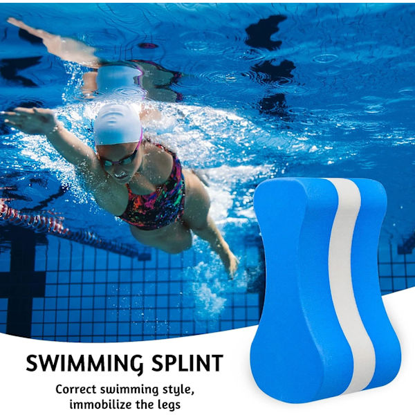 Pull Buoy Leg Float, Ben Fikseret Korrekt Freestyle Holdning, Svømmeskole Svømmehold Træningsudstyr