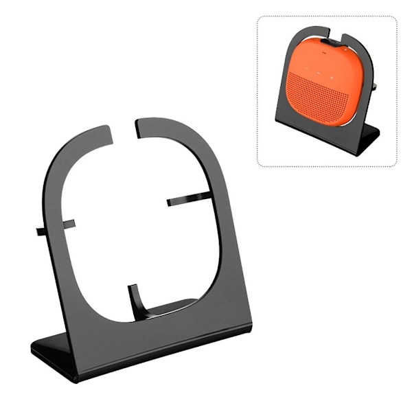 Akustisk høyttaler stativ for skrivebord Smart høyttalerholder for Bose SoundLink Micro Black
