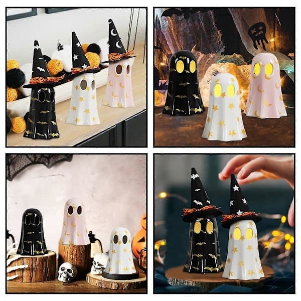 PCS Spøgelse Halloween Dekoration Halloween Spøgelsesdekorationer[YJD]