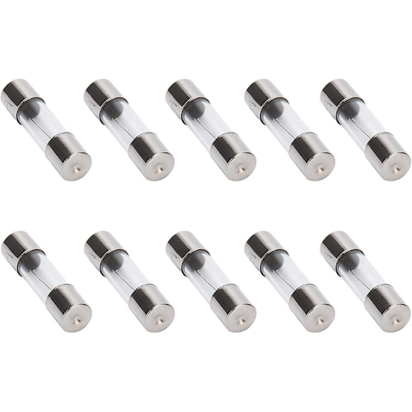 10 kpl F5al nopea sulakekotelo 5a 250v lasisulakkeet 5 x 20 mm (5amp) (f5a) (f5a)
