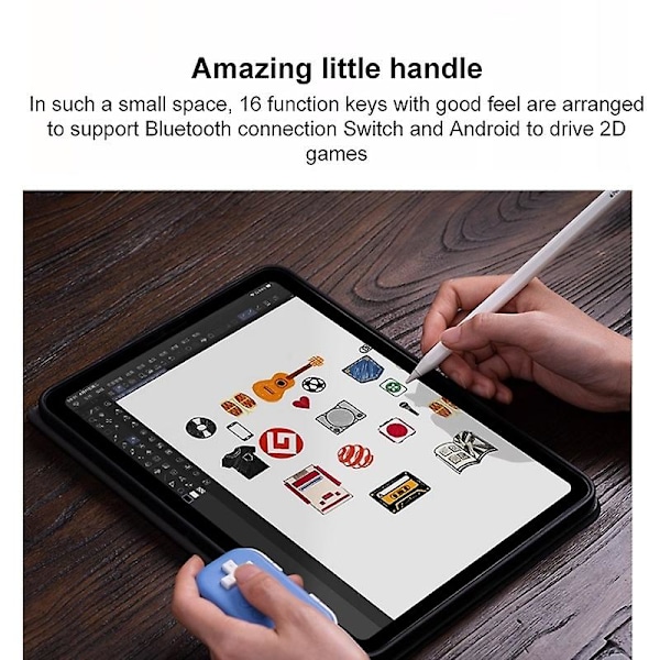 8Bitdo Micro Bluetooth Controller Blue