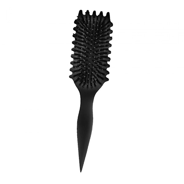 Muotoutusharja, Takkujen Avatusharja Hiuksille, Muotoutusharja Kammat, Naisille ja Miehille, Kosteille Paksuille tai Kiharille Hiuksille, Kauniit ja Kiiltävät Kiharat Black 7.28inch