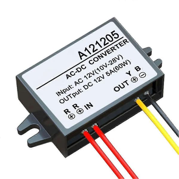 AC-DC 12V til 12V 5A 60W Konverter Nedtrappingsregulator Modul Buck Strømadapter