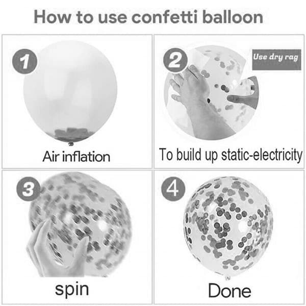 104pc Ballongbue Sett Festballong