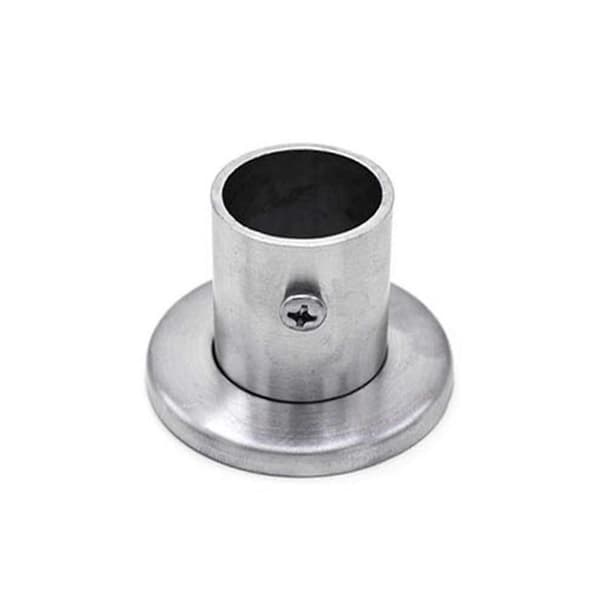 Klesskapstangflensholder i rustfritt stål for rør (16mm/19mm/22mm/25mm/32mm) 25mm