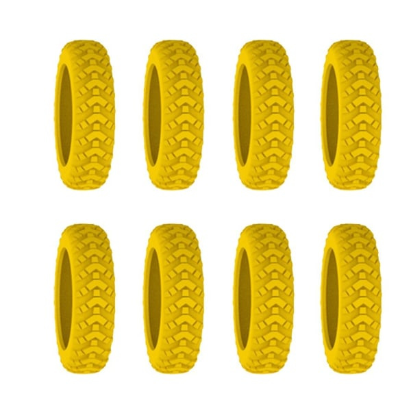 8PCS/ Set Resväska Caster Skor Resväska Hjulskydd blue
