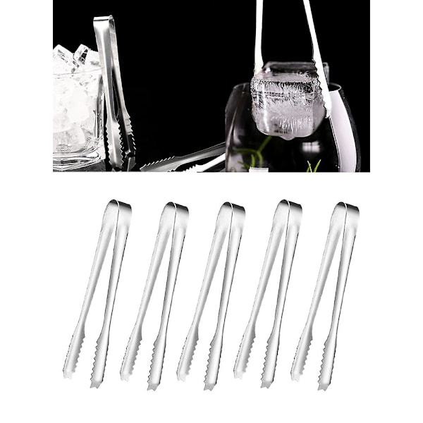 5/10 Bryllup Bar Sød Candy Buffet BBQ Party Køkken Ske Is Terninger Tang Værktøjer 10pcs