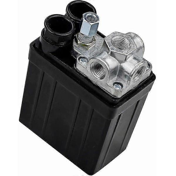 Luftkompressor Tryckströmbrytare med 4 Utlopp 90-120 PSI 240V Tryckströmbrytare Kontrollventil Delar för Kompressor