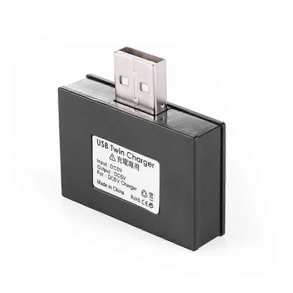 USB 2.0 Han til Dobbelt Hun Oplader Dual 2 Port USB Dc 5V Opladningssplitter Hub Adapter Konverter C