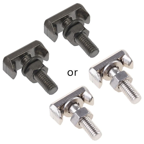 2 stk. Professionelle Bilbatteri Terminal Adaptere Holdbare Tråd T-Bolt 19116852