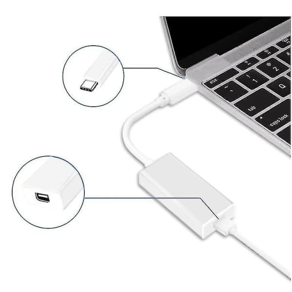 1x Thunderbolt 3 - Thunderbolt 2 -sovitin Type C -kaapeli USB Macbook Air Prolle