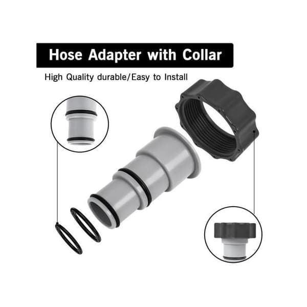 Slangadapter - Intex - 2-pack - För pump - Kompatibel med 1,5 och 1,25 tum