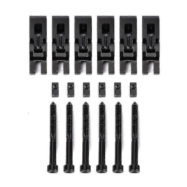 2024 6st Metall Gitarr Låsta Strängsadlar För Floyd-rose Tremolo Stall Delar