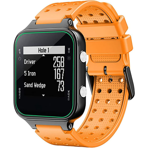Watch Band Replacement Silicone Strap Wristband for Garmin Approach S20 Watch Bands with Tool Kits orange