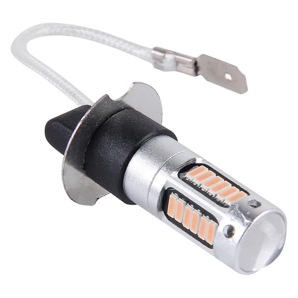 2 STK H3 10W 30 SMD-4014 LED Bil Tåkelys, DC 12V Pink Light