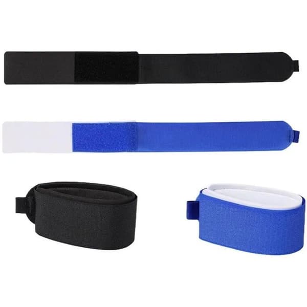 Justerbar Skibærerem 66-120 cm, Skuldersele med Reflekterende Striber, EVA Nylon, Sort