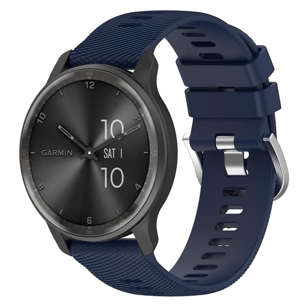 Silikoninen ranneke Garmin Venu 2:lle Midnight Blue