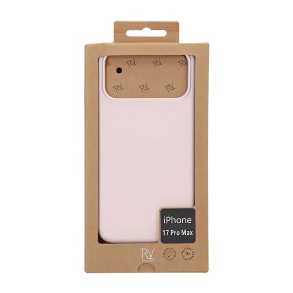 iPhone 17 Pro Max-deksel - Silikon med Magsafe Rvelon Lys Rosa