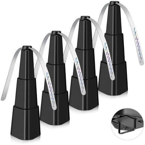 Kemikaliefri flugfläkt – 40 cm – Lätt och bärbar – För utomhusmiddagar – 4-pack