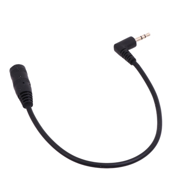 2,5 mm Han til 3,5 mm Hun Stereo Audio Jack Adapterkabel til Hovedtelefon 20 cm straight peen