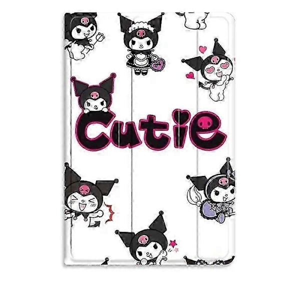 Kawaii Sanrio Kuromi iPad Fodral För iPad 10:e Generationens Fodral Tecknad Trevik Silikon Mjukt Fodral För iPad 7 8 9 Pro 10.5 Air 3 4 5 Skal ipad 9th 10.2 8