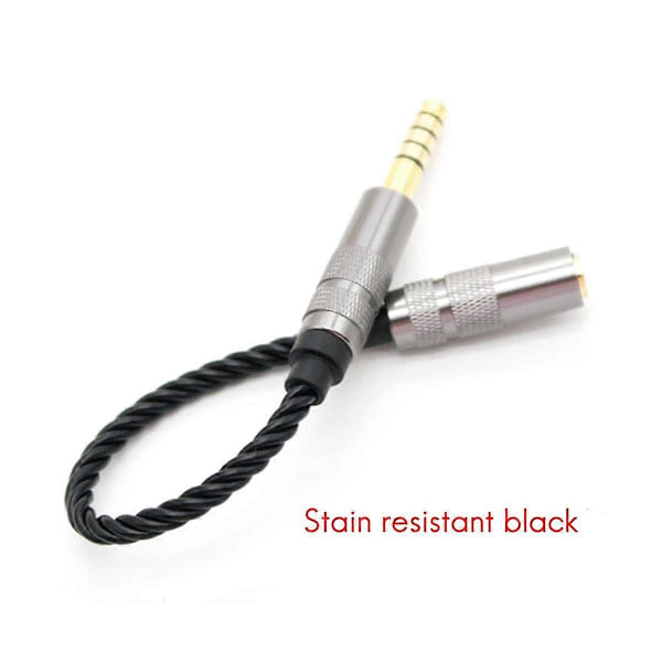 HIFI 4,4 mm Balansoitu Kuulokevahvistinadapteri Audiokaapeli 4,4 XLR 4 Pin Uros - Naaras Kulma