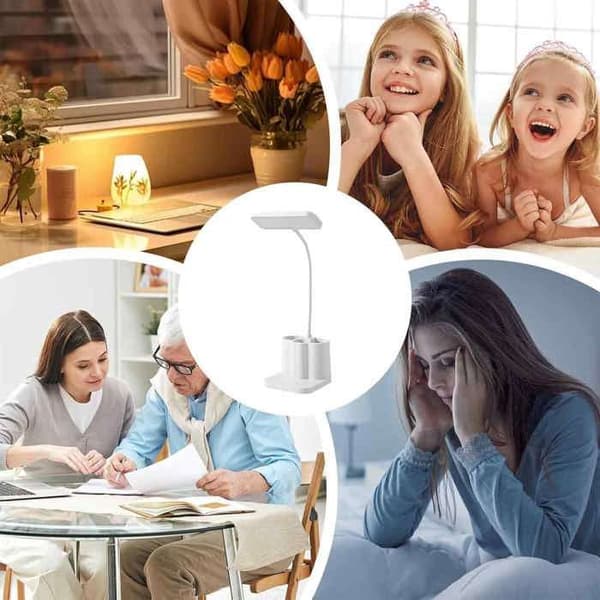 USB læring sovesal nattbord leselys LED skrivebordslampe Øyebeskyttelse b TILBEHØR HJEMMELAGET