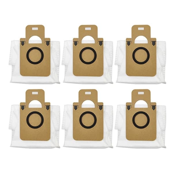 6 kpl pölypussi lisävarusteita Bot D10 Plus Rls3d robotti-imuriin Vaihtopölysäiliö Varaosat
