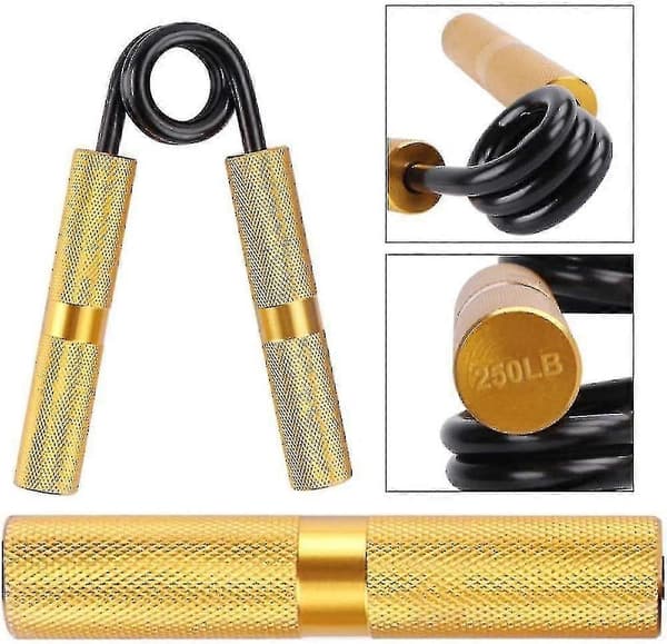 1 st Hand Gripper Set, tunga Grippers, Grip Strength Trainer silvery 100LBS