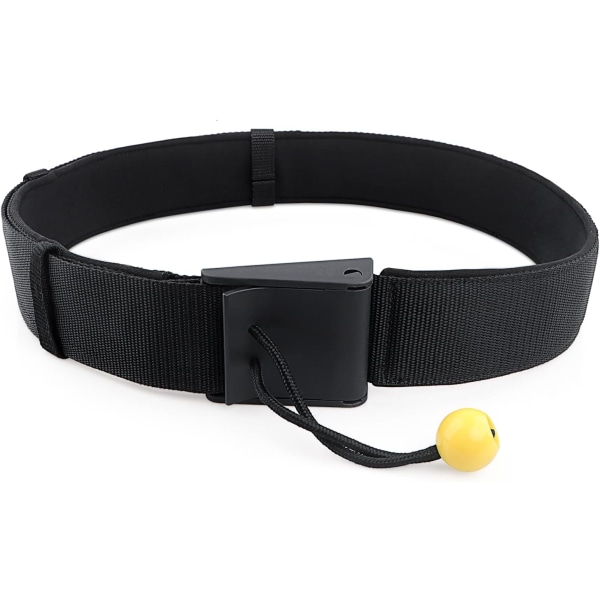 SUP Sikkerhetsbelte, Quick Release Sup midjebånd QR-belte med justerbar og 50 mm bred stropp som fester ankelbåndet til midjen din Kompatibel svart
