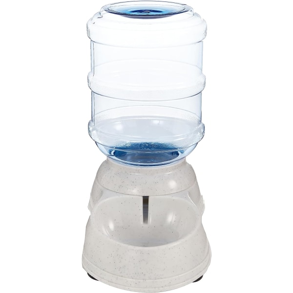 Vannmater, liten, grå, kjæledyrutstyr (3,8 l)