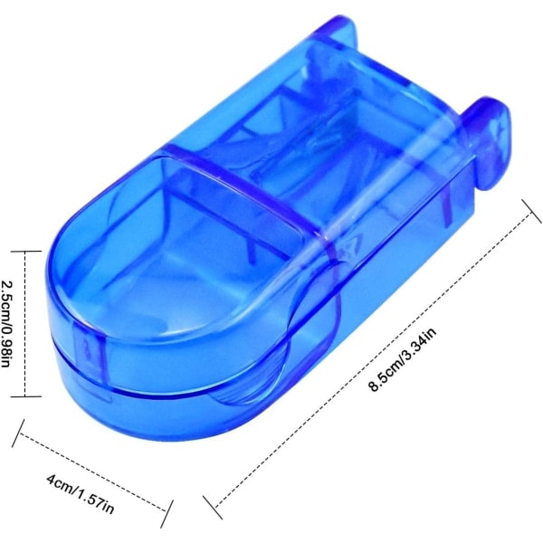 Opbevaring af piller til sundhedspleje + Easy Action Table Clipper Single Pack Grøn